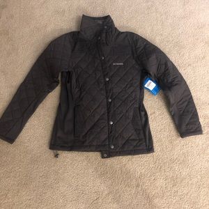 Gray Columbia Quilted Jacket sz med new with tags